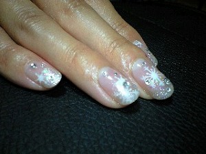 雪の結晶ジェル